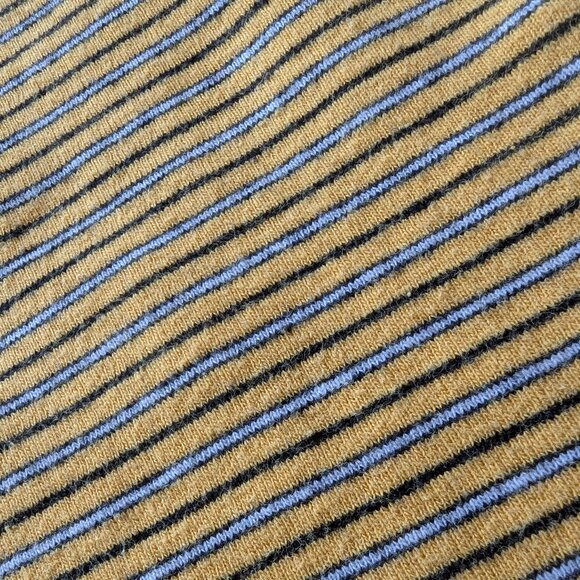 ZARA Striped Mustard Yellow Boat Neck top, Size M - Picture 6 of 12